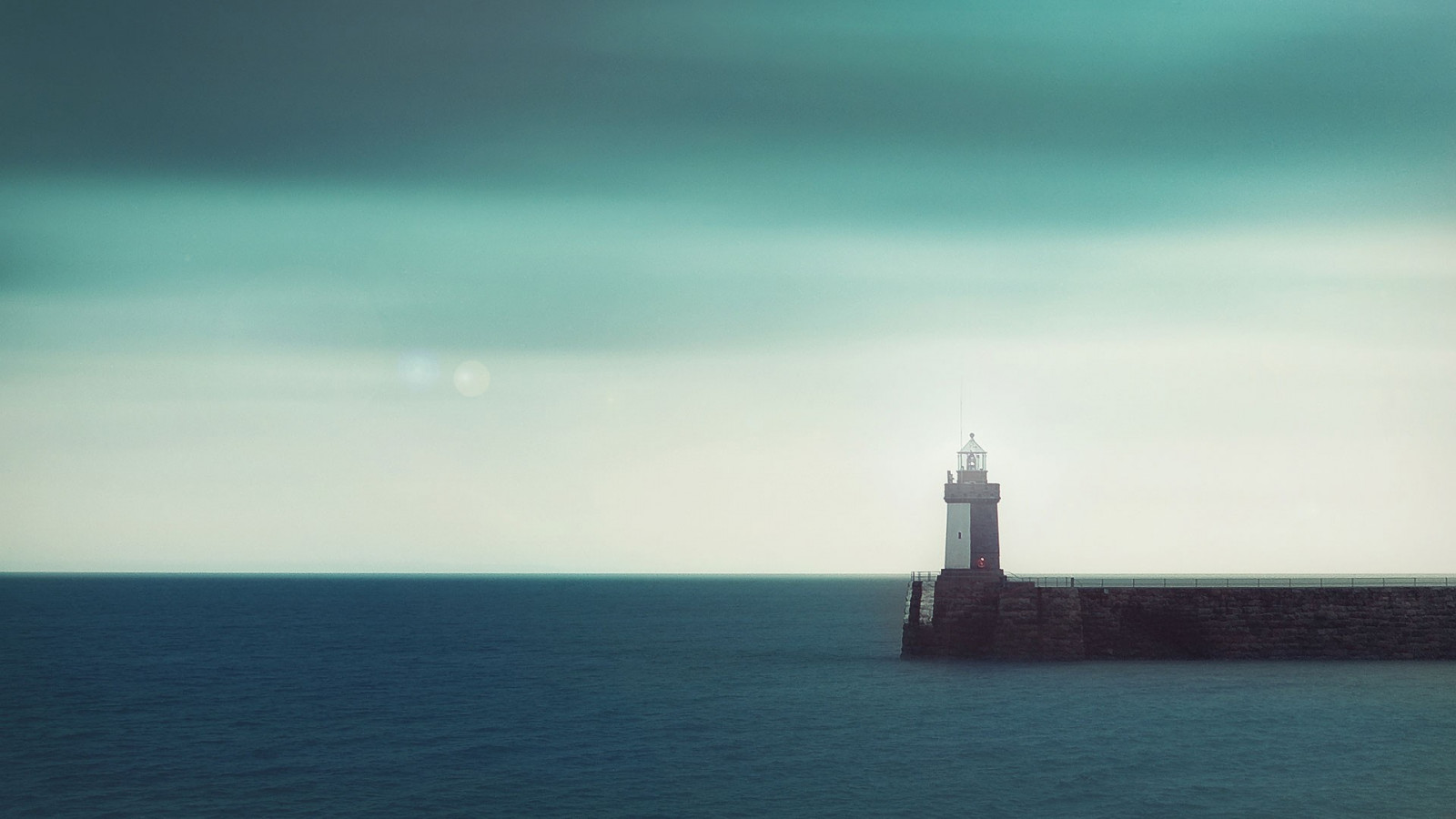fyrtårn, hav