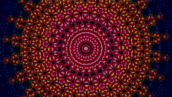 colorful,digital art,kaleidoscope,fractal,pixelated,psychedelic