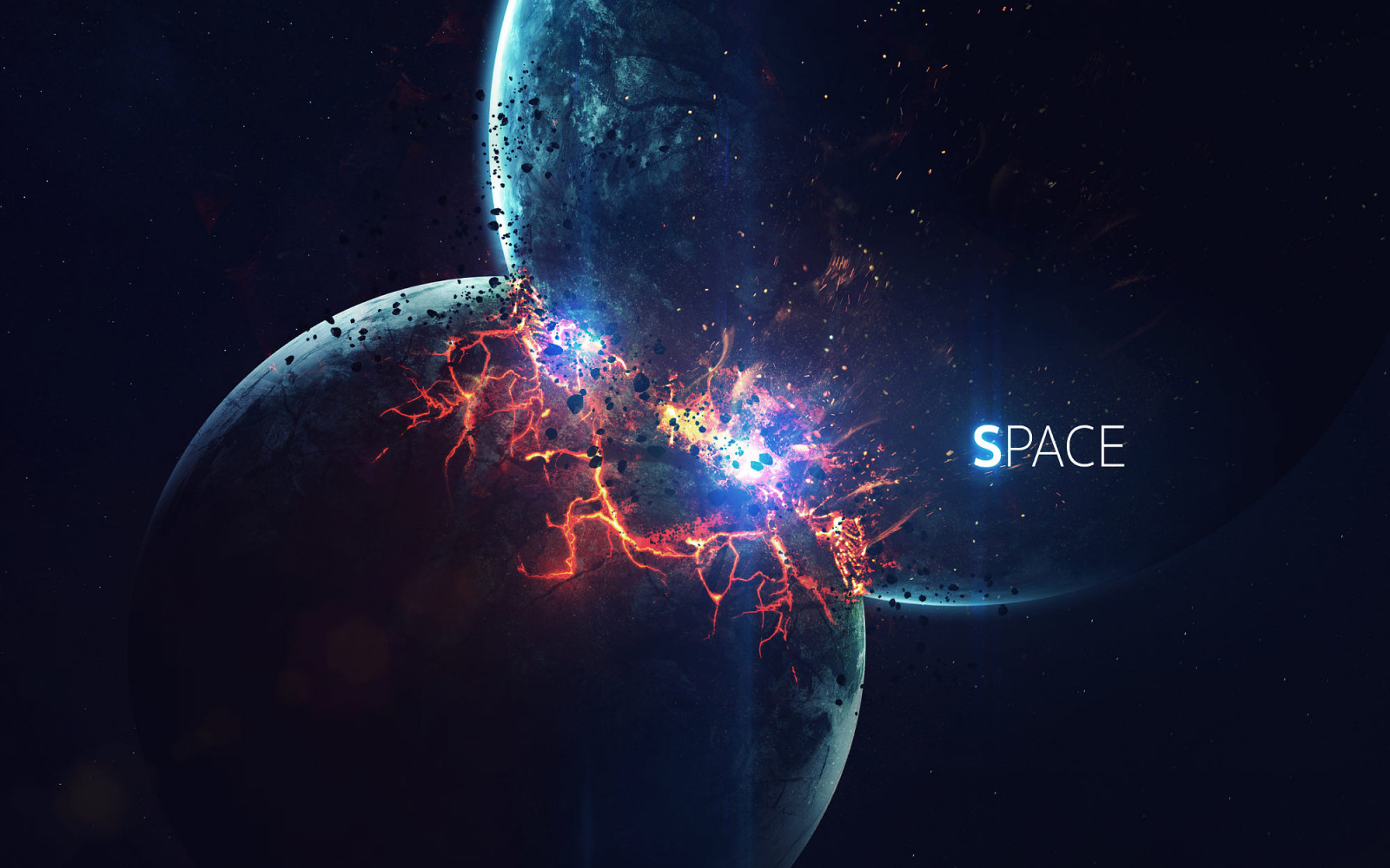 Vadim Sadovski, apocalyptische, digitale kunst, ruimte, ruimte art, planeet