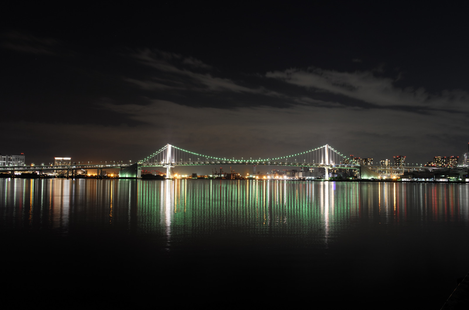 Japan, Stadtbild, Nacht-, die Architektur, Betrachtung, Skyline, Abend, Brücke, Horizont, Dämmerung, Leica, Tokio, Jp, Licht, Dämmerung, Beleuchtet, Erleuchtung, Dunkelheit, T, Wahrzeichen, Regenbogenbrücke, Tokyobay, Leicat, Summicront235, Summicron, T235, Atmosphärisches Phänomen