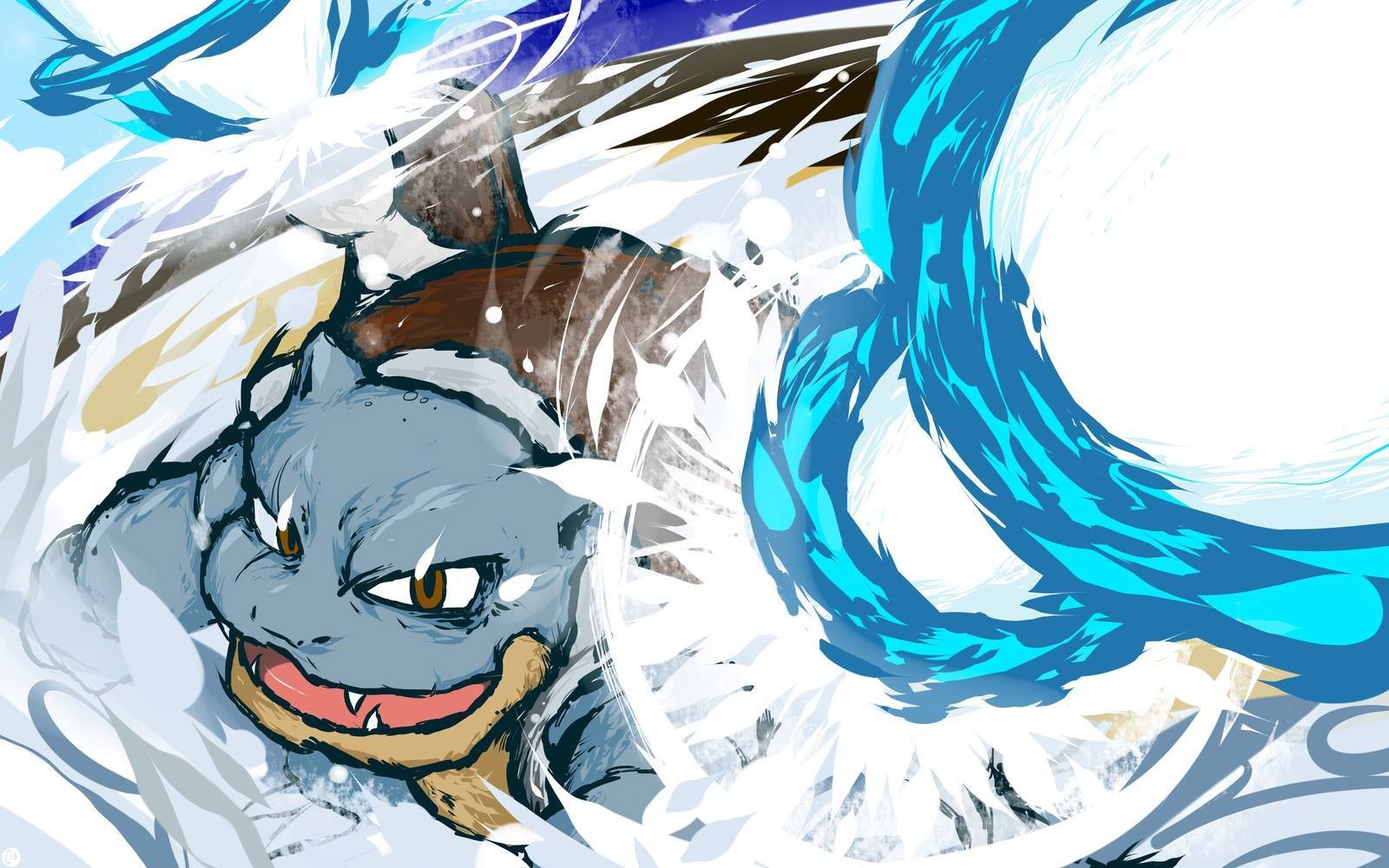 výkres, ilustrace, anime, Pok mon, Blastoise, skica, mangaka