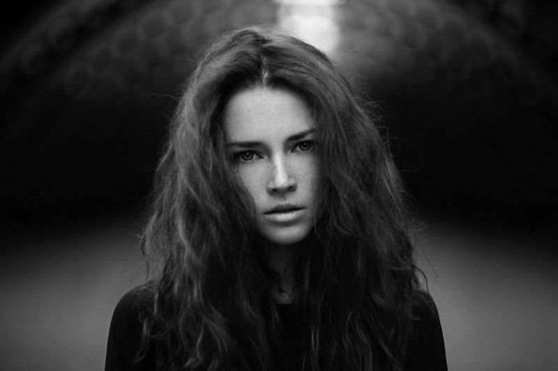 tvář, bílý, Černá, ženy, černobílý, model tvář, bílý, Černá, ženy, černobílý, model