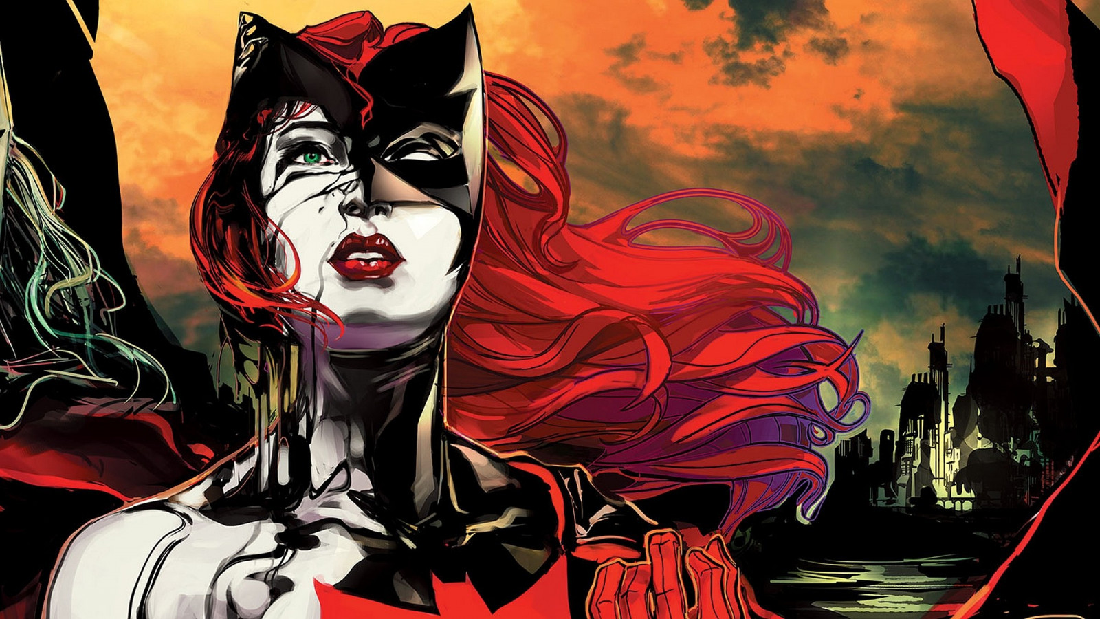 1920x1080 px, Batwoman, DC Comics, superheroines, x px
