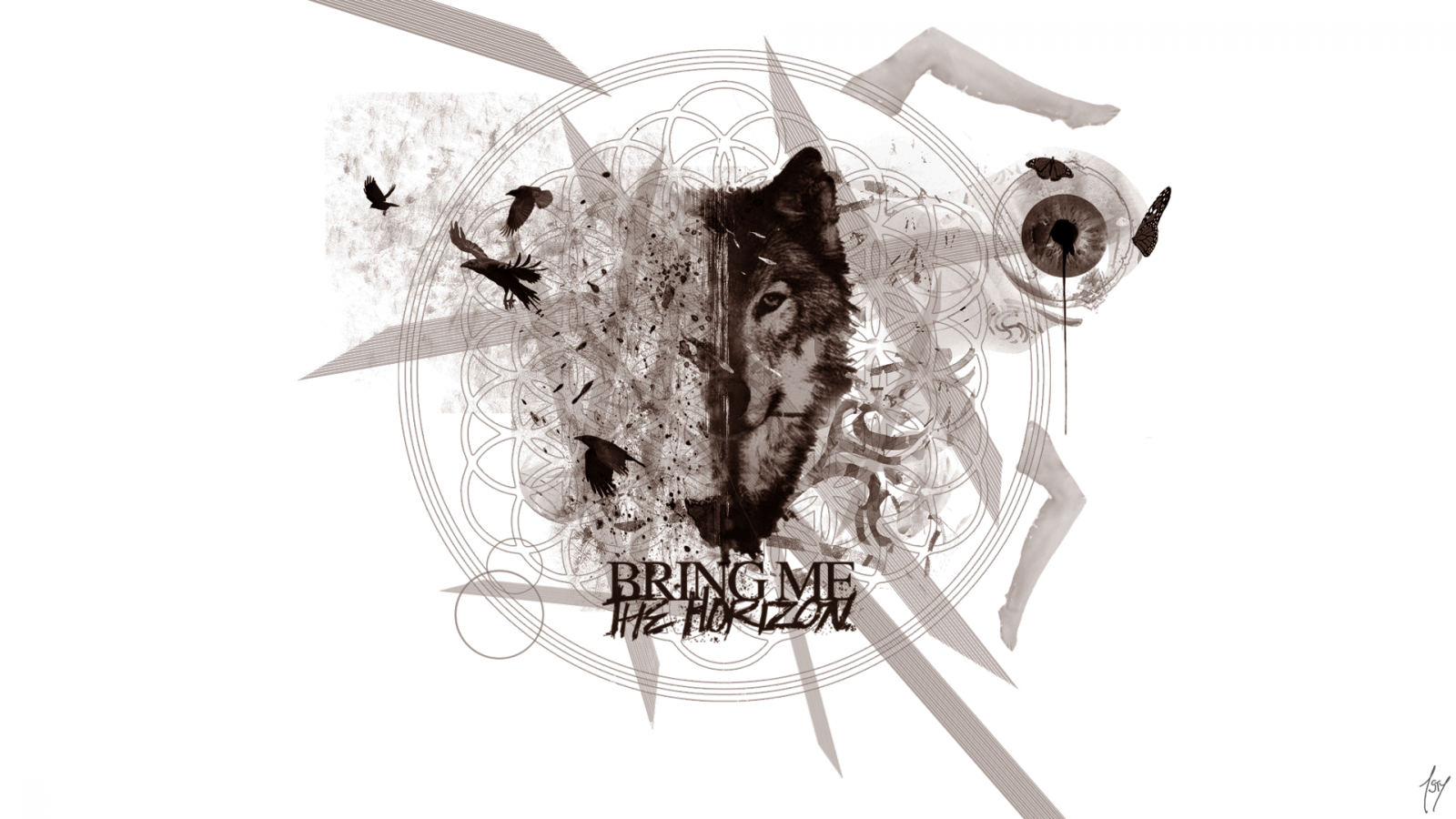 tegning, illustration, musik, tegneserie, kranium, Bring Me the Horizon, KUNST, vinge, skitse, 1920x1080 px