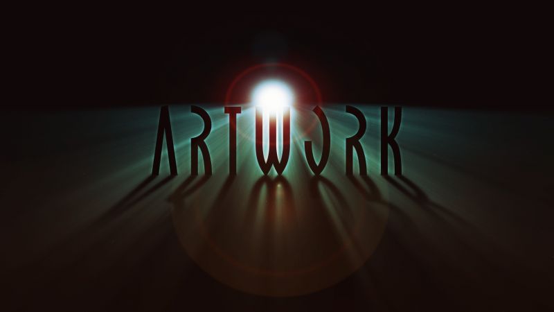night, horror, 3D, sunlight, reflection, circle night, horror, 3D, sunlight, reflection, circle