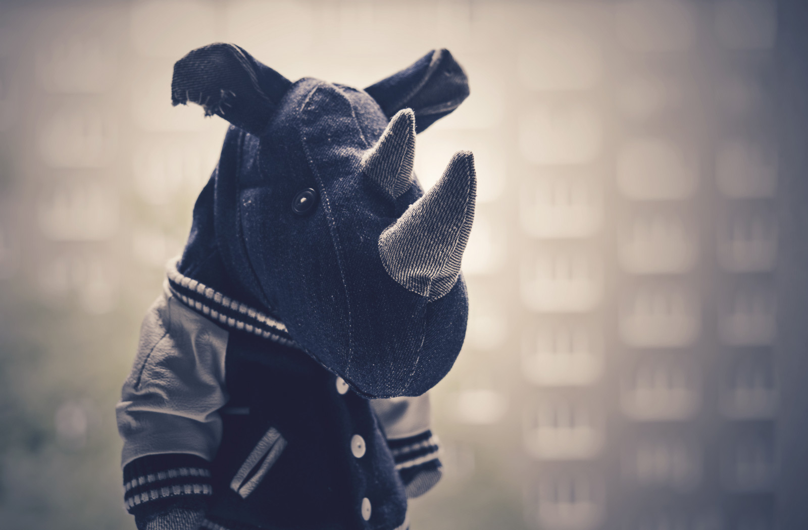 rinoceronte, Giocattolo, stoffa, chb