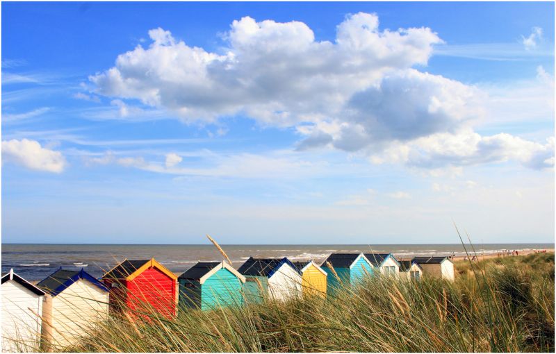 suffolk,Southwold,himmel,farge,gress,skyer