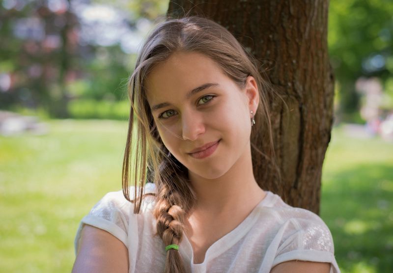 Kvinder, model, ansigt, Kvinder udendørs, fletninger