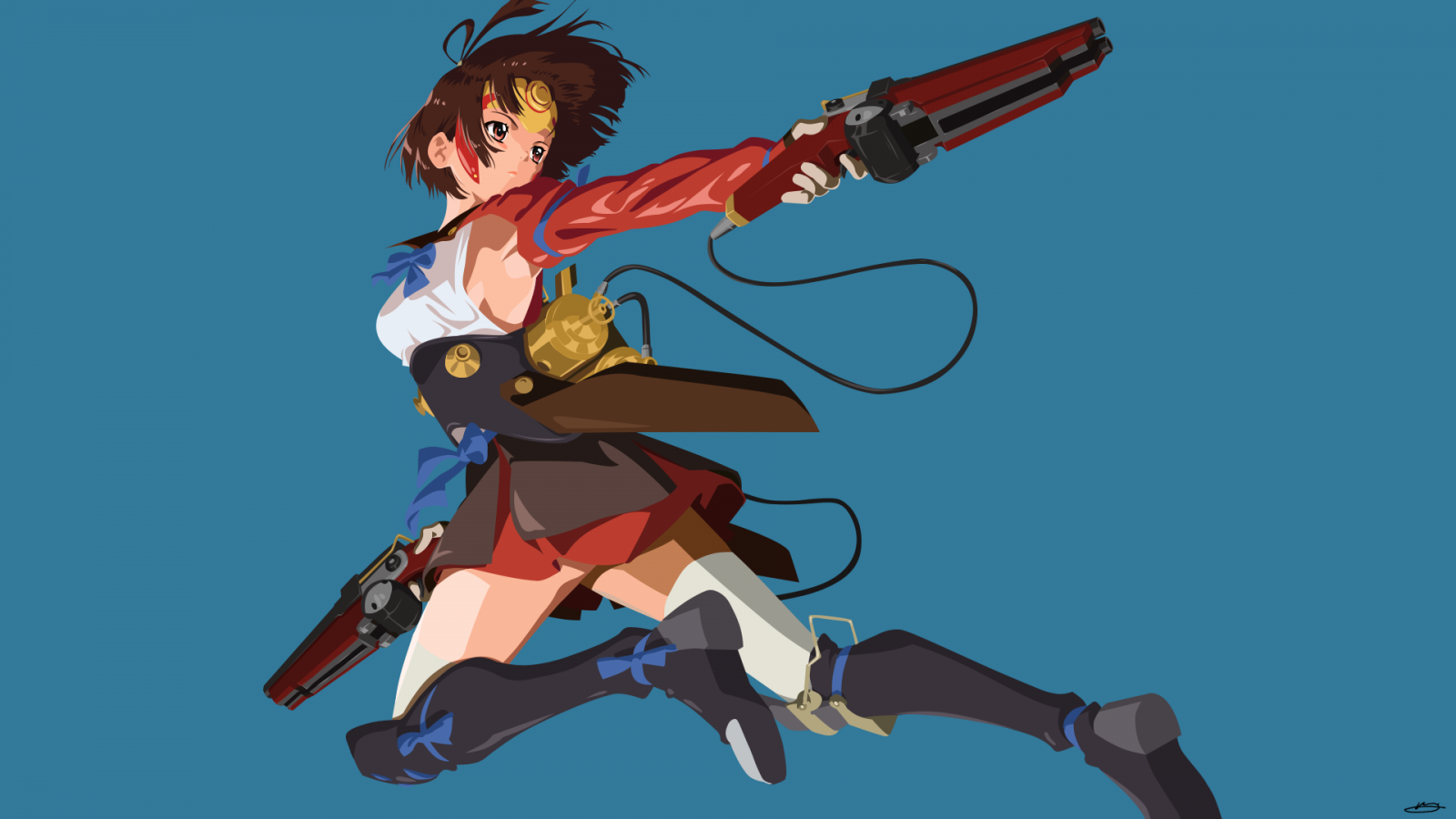 illustration, anime, tegneserie, Mumei, Kabaneri af Iron Fortress, Person
