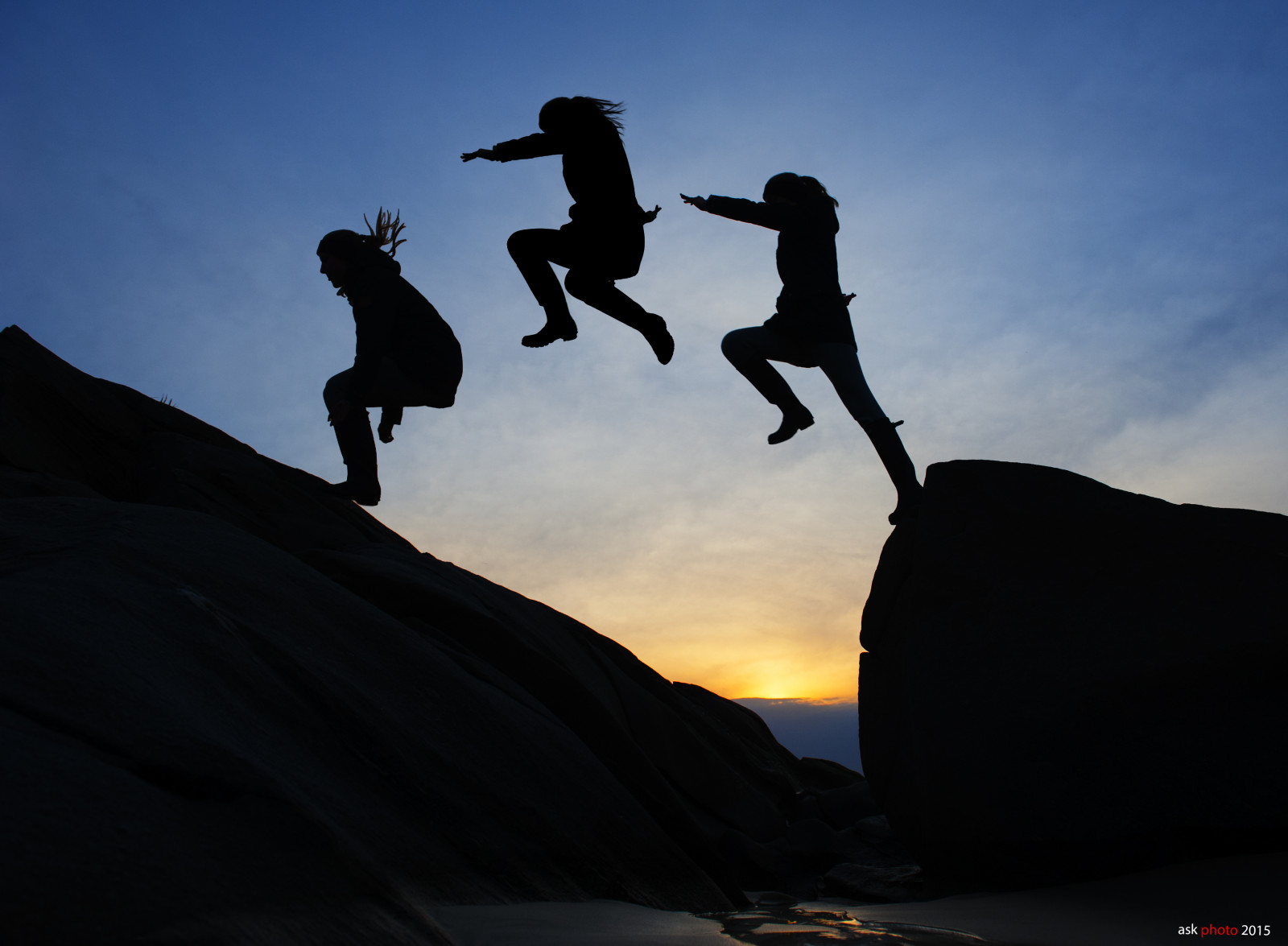 sport, solnedgang, himmel, hoppe, silhuet, Norge, aften, 2015, Sola, ocean, marts, j ren, Rogaland, atmosfære af jord, ekstrem sport, bentingeask, askphoto, j rstrender, hellest