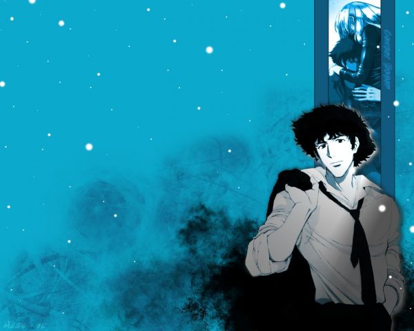 ilustração,Anime,azul,camisa,embaixo da agua,gravata