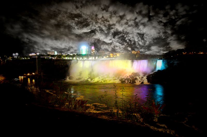 Příroda, noc, odraz, nebe, atmosféra, tma