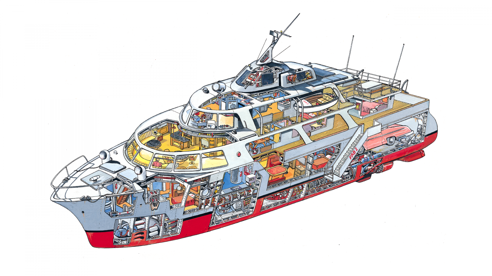 Thunderbirds, televizní seriál, výkres