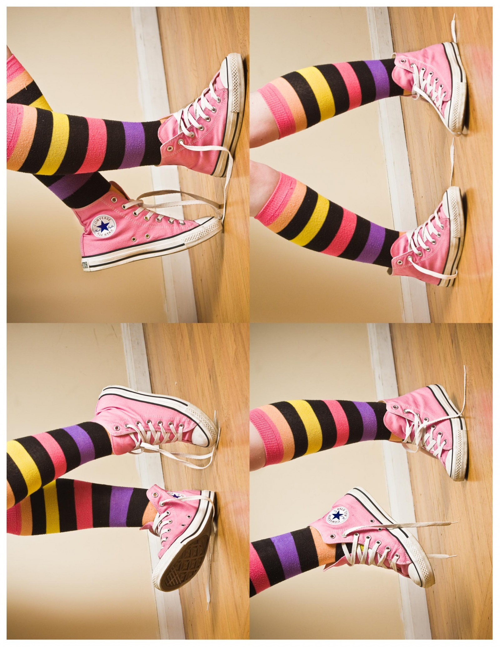Wallpaper socks, shoes, Converse, pink, stripes, joint, shoe, arm