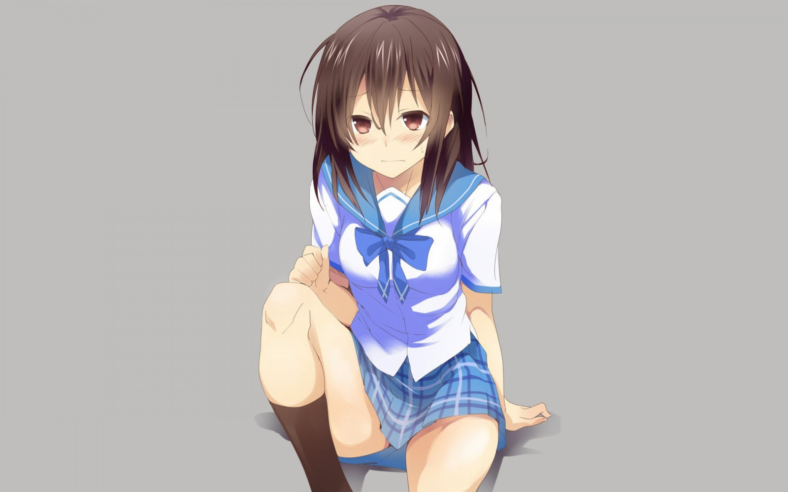 ilustrace, anime, anime dívky, kreslená pohádka, Udeřit Blood, Himeragi Yukina, mangaka