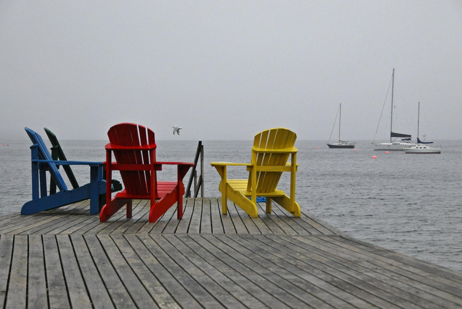 Fondos de pantalla azul, rojo, Canadá, verde, amarillo, Barcos, nueva