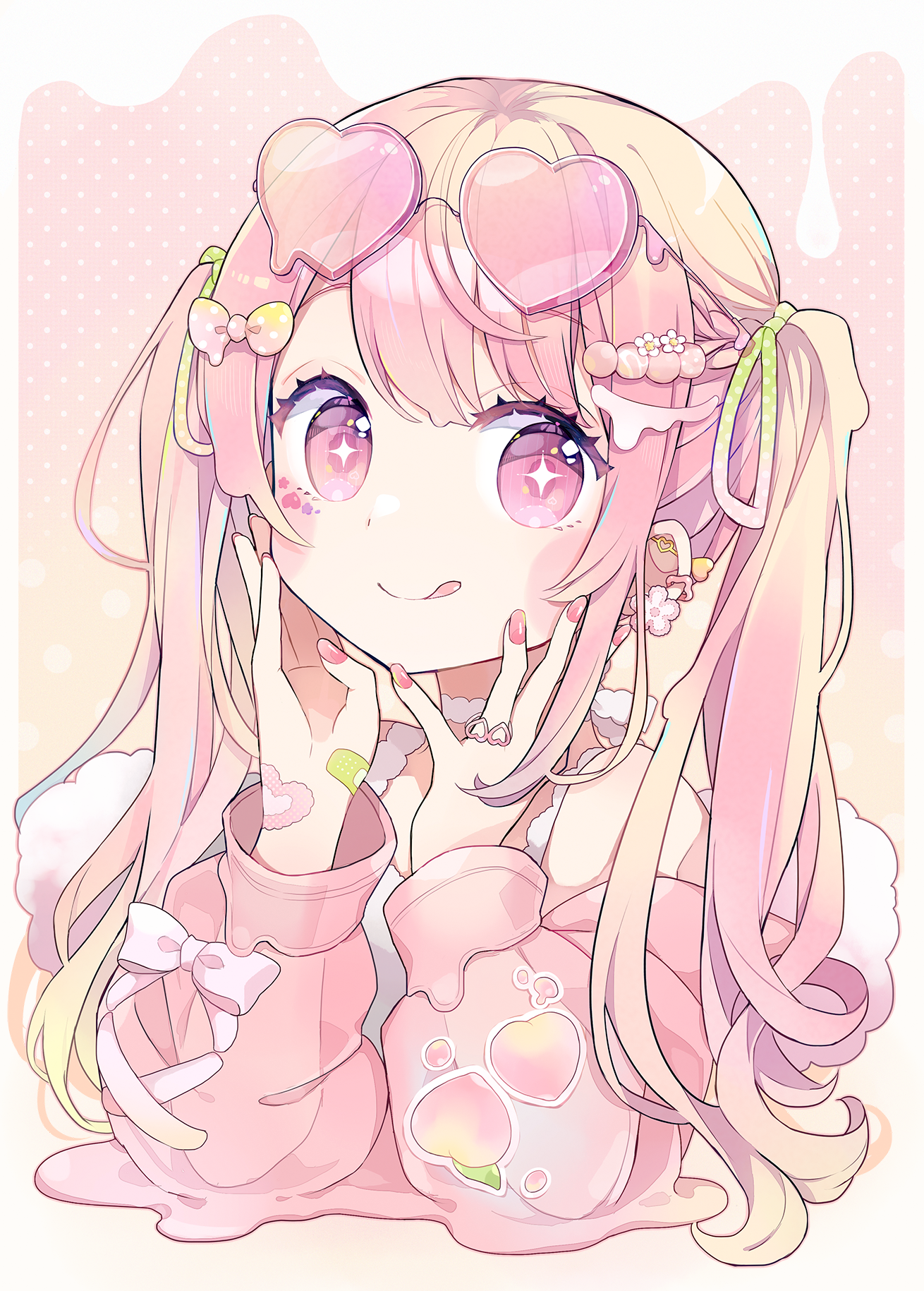 personaggi originali, capelli rosa