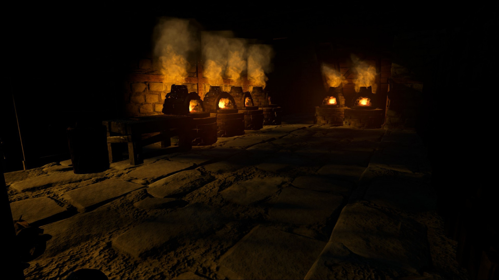 tempio, luce del sole, videogiochi, notte, sera, fuoco, Arca di sopravvivenza Evolved, leggero, oscurità, immagine dello schermo, falò