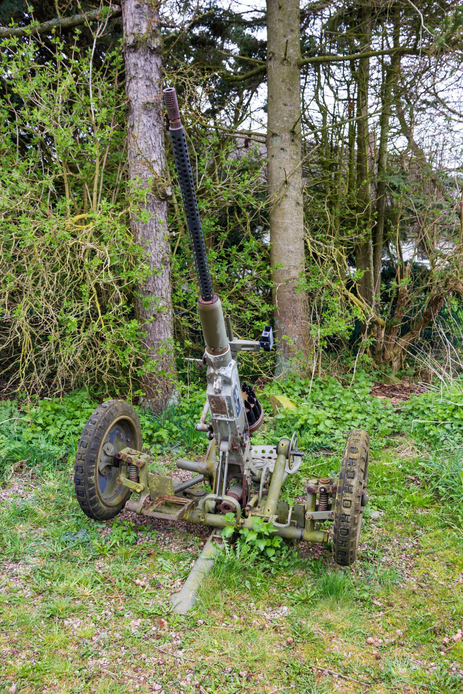 les, tráva, vozidlo, dělo, strom, yard, helsingborg, stezka, attackfoto, attackfoto5, beredskapsmuseet, trávník, zálesí, půda, protokolování