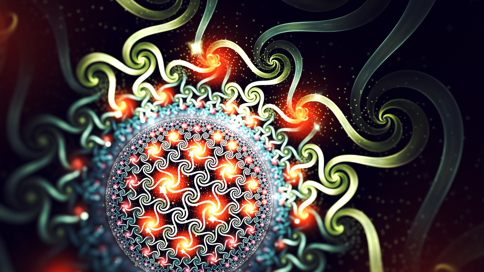 ภาพประกอบ, ศิลปะดิจิตอล, นามธรรม, เกลียว, เรืองแสง, เศษส่วน, รูปแบบ, วงกลม, swirls, ศิลปะ, ออกแบบ, ภาพหน้าจอ, วอลล์เปเปอร์คอมพิวเตอร์, ศิลปะเศษส่วน, การถ่ายภาพมาโคร, ศิลปะประสาทหลอน