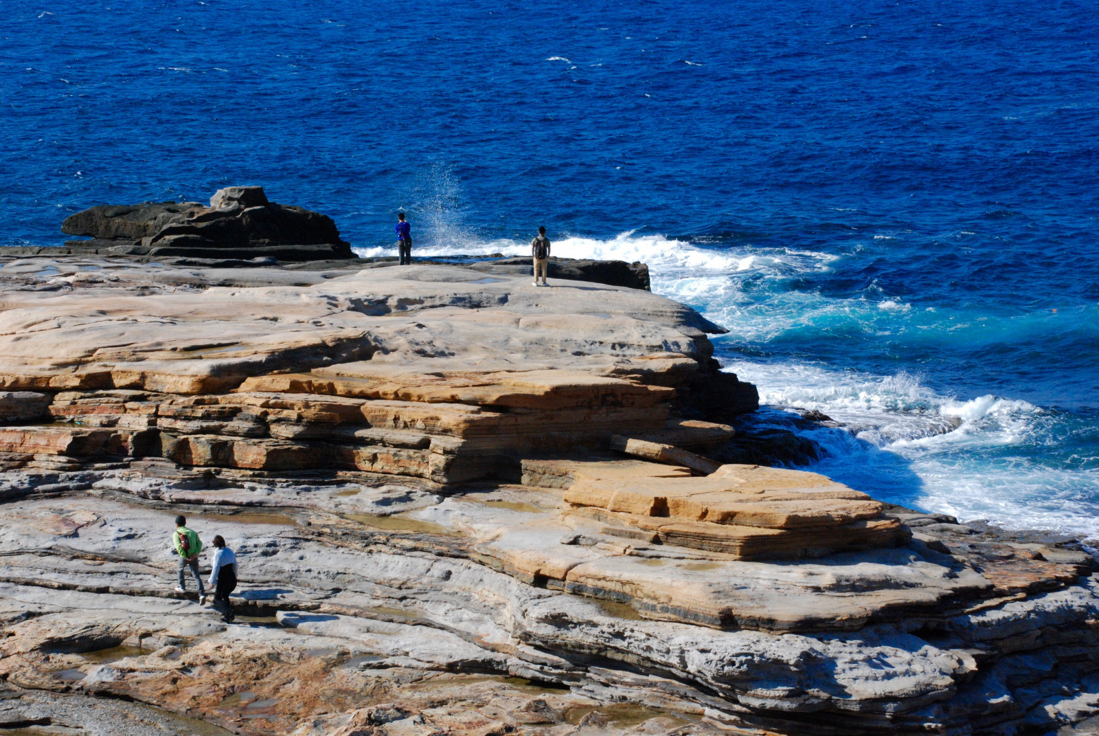 Wallpaper Japan, sea, bay, rock, shore, tower, coast, cliff, cape