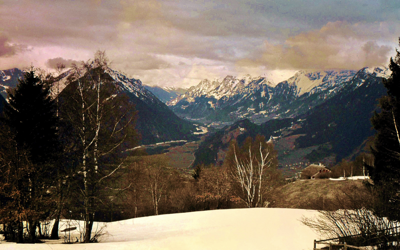 landskab, bjerge, natur, sne, vinter, morgen, dal, ødemark, Alperne, Montana, Sky, træ, Landschaft, bjerg, vejr, sæson, paisaje, dia, berg, Schnee, Berge, roba66, Gebirge, bjergrige landskabsformer, landskabsform, geografisk funktion, bjergkæde