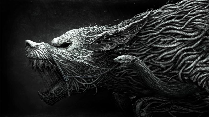 výkres, Černá, černobílý, fantasy umění, umělecká díla, tma výkres, Černá, černobílý, fantasy umění, umělecká díla, tma