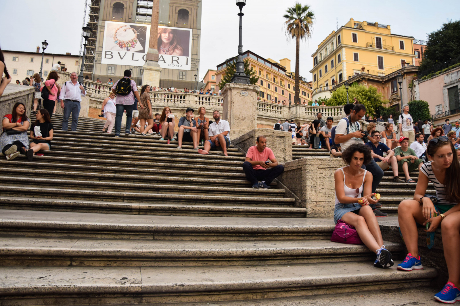 lidé, město, ulice, Itálie, architektura, starověký, letní, Evropa, Řím, chodník, dovolená, pěší, rom, pradávné město, roma, piazzadispagna, spanishsteps, trinitadeimonti, viadeicondotti, spanskatrappan, dav