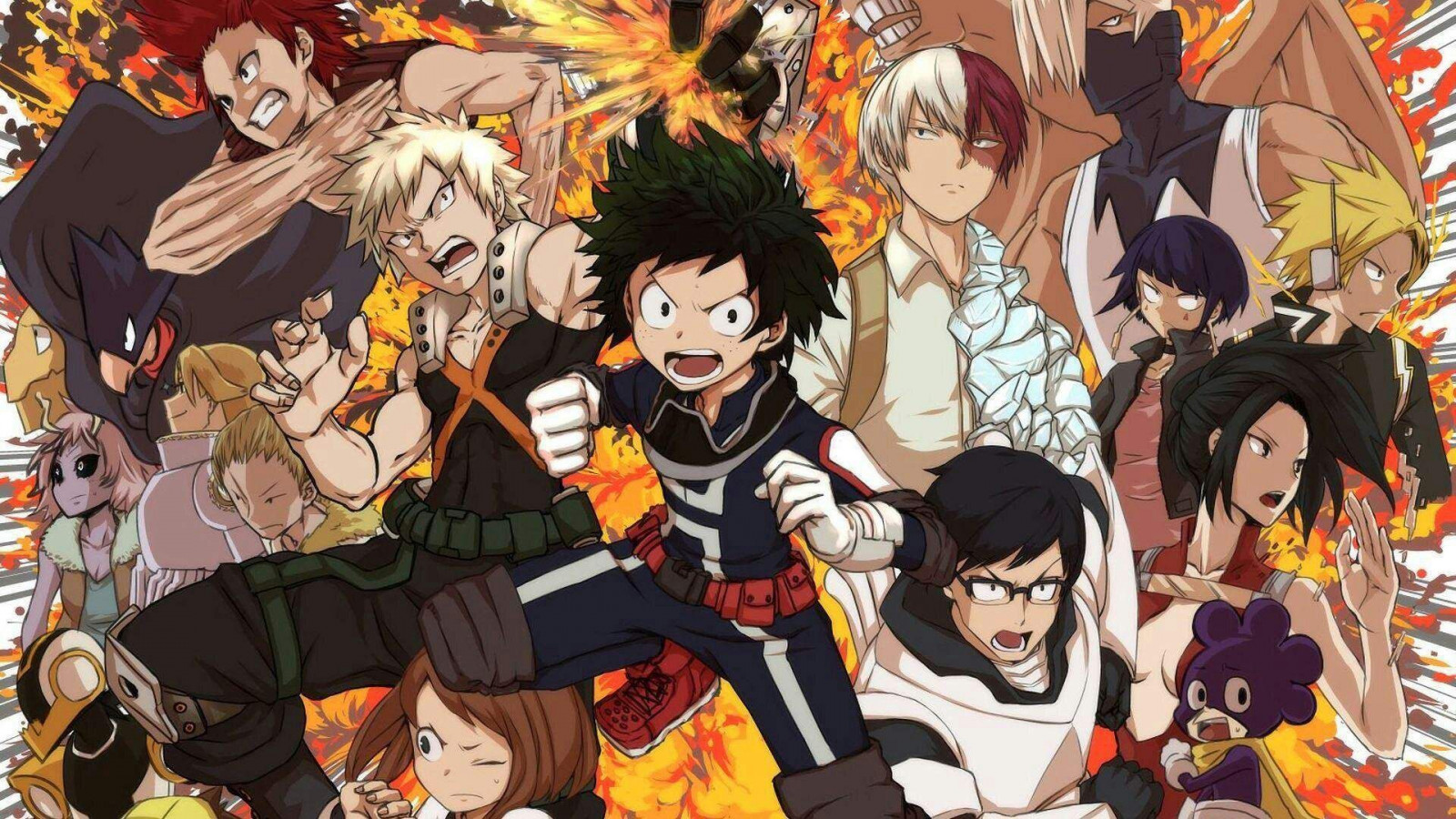 Boku no hero, Boku no Hero Academia, Midoriya Izuku, Izuku Midoriya, Uraraka Ochako, Ochako Uraraka, tsuyu Asui, Momo Yaoyorozu, Mina Ashido, Kyoka Jiro, Toru Hagakure, anime