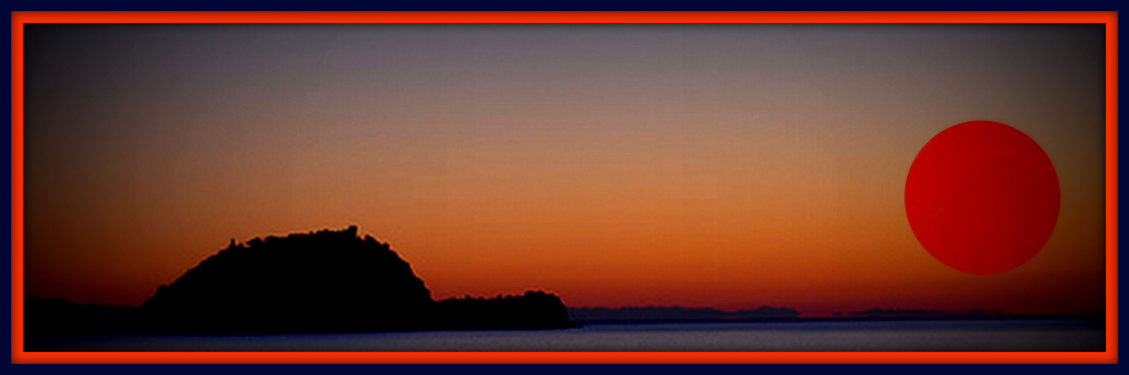 Wallpaper blue, Iris, sky, Sun, Moon, dogs, alberi, rainbow, nuvole