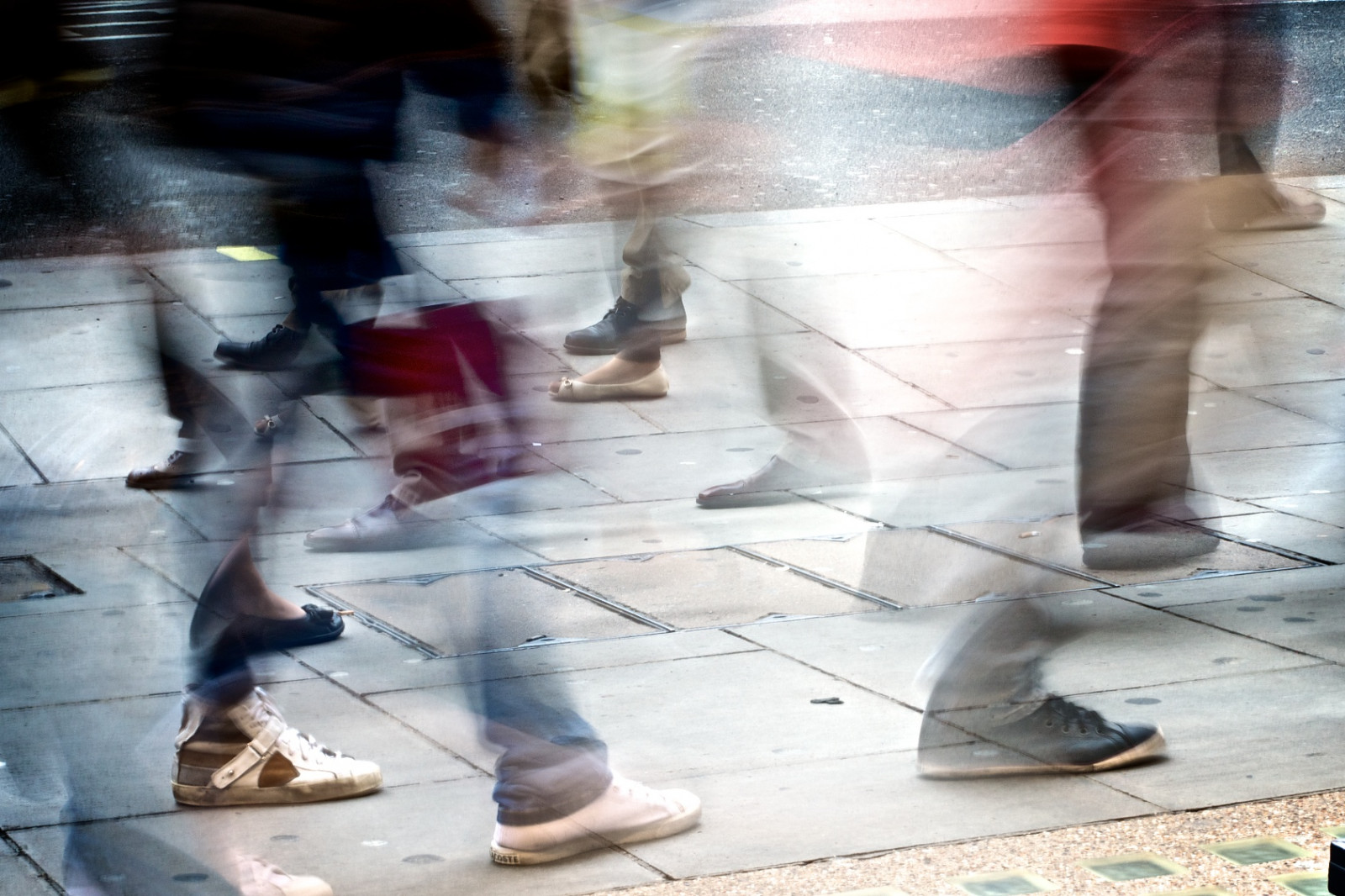 Londýn, ulice, fotografování, Nohy, čas, unikátní, Erik, UMĚNÍ, barva, uzávěrka, Procházka, pomalý, rozmazaný, barva, Rychlost, patro, podlaha, dno, podle, odlišný, moment, rozhodující, ternsj, ternsjo