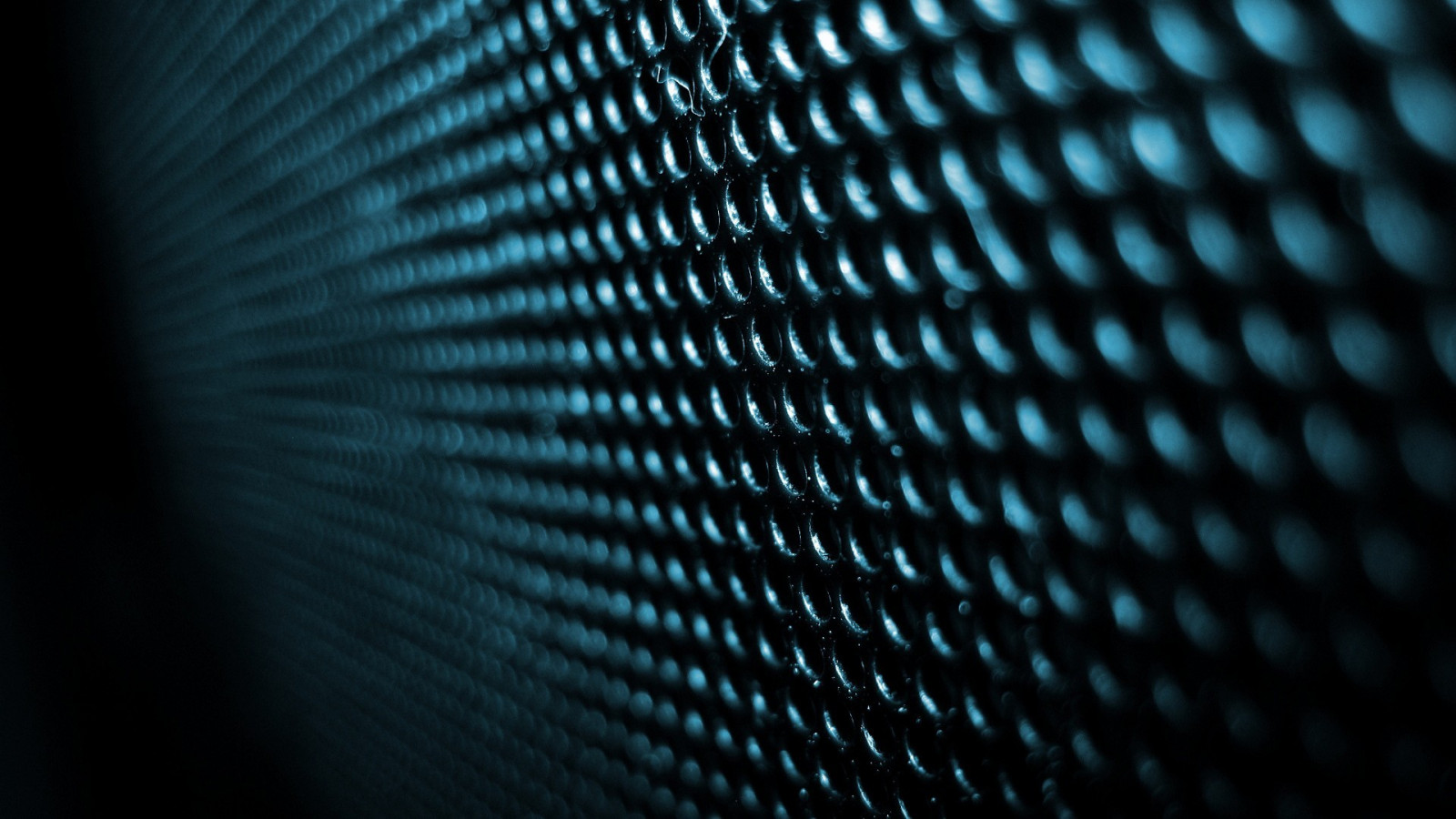 Černá, černobílý, makro, modrý, Rozmazané, textura, kruh, mřížka, voštiny, světlo, barva, vlna, tvar, čára, tma, Snímek obrazovky, počítač tapeta, Černý a bílý, monochromatické fotografování, font, zblízka, makro fotografie