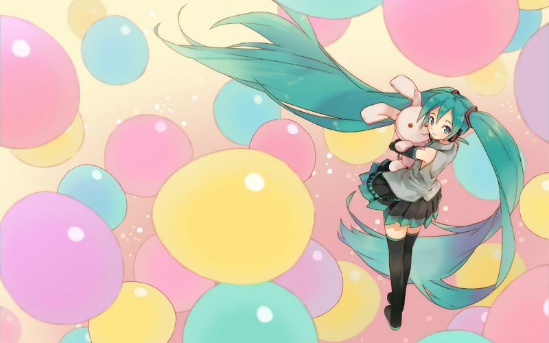 ilustrace, anime, kreslená pohádka, vzor, Vocaloid, Hatsune Miku ilustrace, anime, kreslená pohádka, vzor, Vocaloid, Hatsune Miku