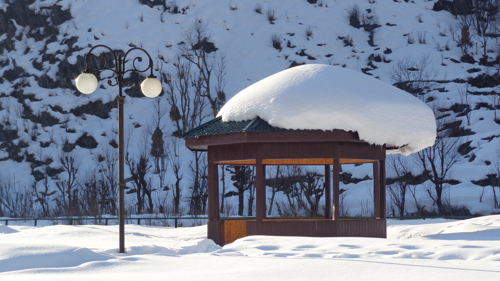 Asien, Himmel, Schnee, Winter, Indien, Tal, Einfrieren, Kaschmir, Baum, Laternenpfahl, Pahalgam, Betaab, Betaabvalley