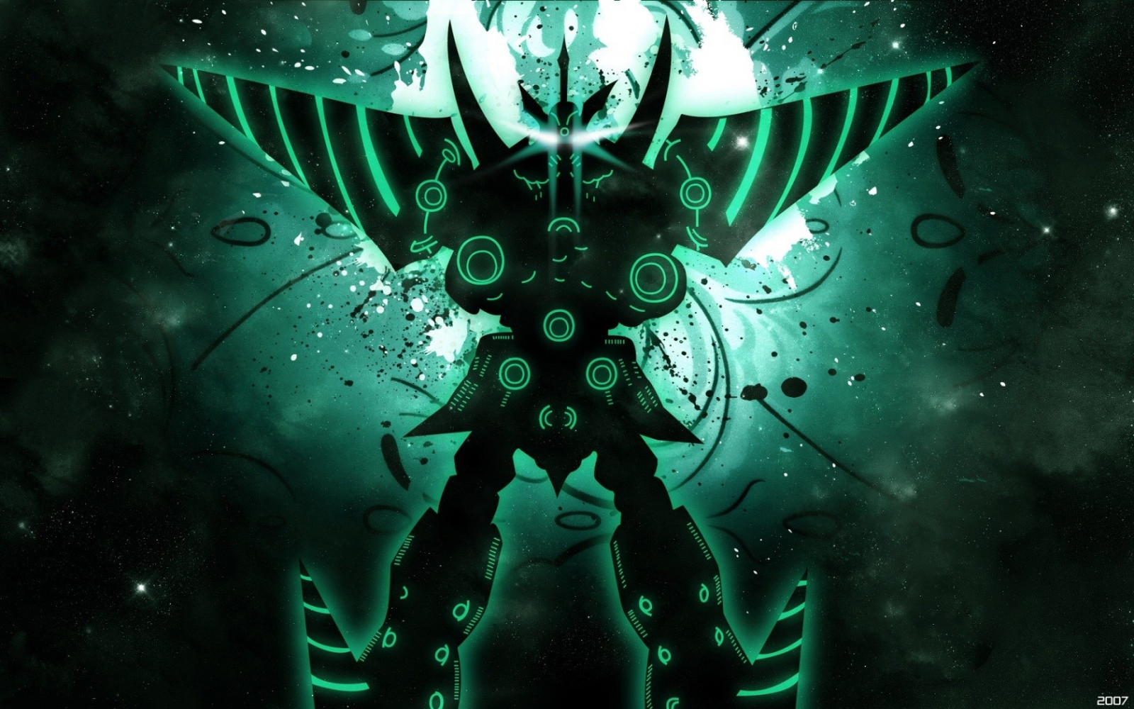 ilustrace, anime, Tengen Toppa Gurren Lagann, tma, Snímek obrazovky, 1680x1050 px, počítač tapeta, fraktální umění