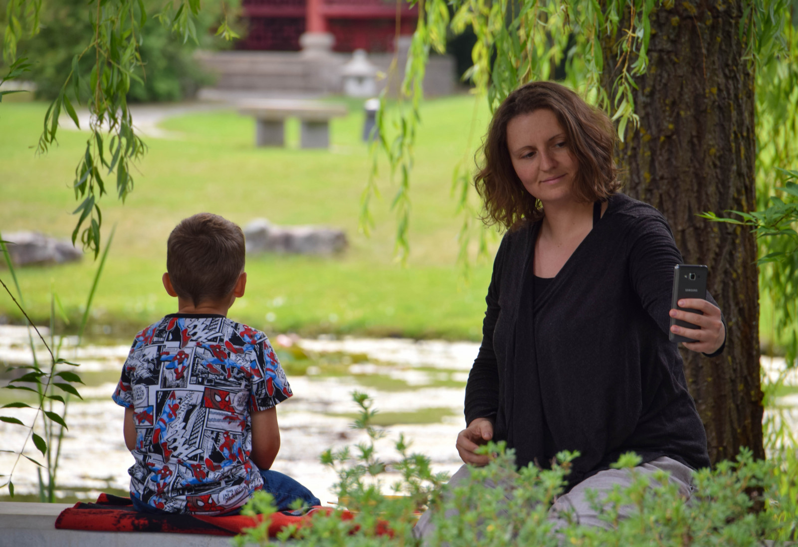 lidé, zahrada, Příroda, sedící, Německo, piknik, Evropa, Berlín, rodina, podzim, květ, venkovní, de, Německo, gardensoftheworld, g rtenderwelt, selfie