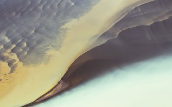 digital art,sea,blue,water,sand,reflection