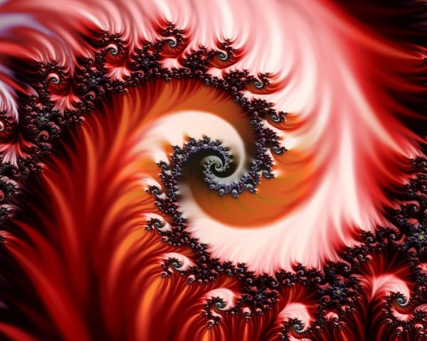 抽象,フラクタル,パターン,赤,アートワーク,対称