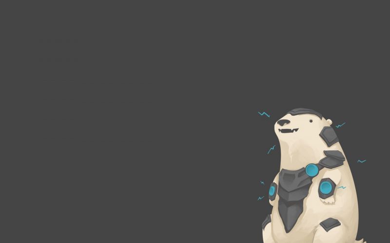 illustration, League of Legends, cartoon, Volibear, screenshot, minimalism illustration, League of Legends, cartoon, Volibear, screenshot, minimalism