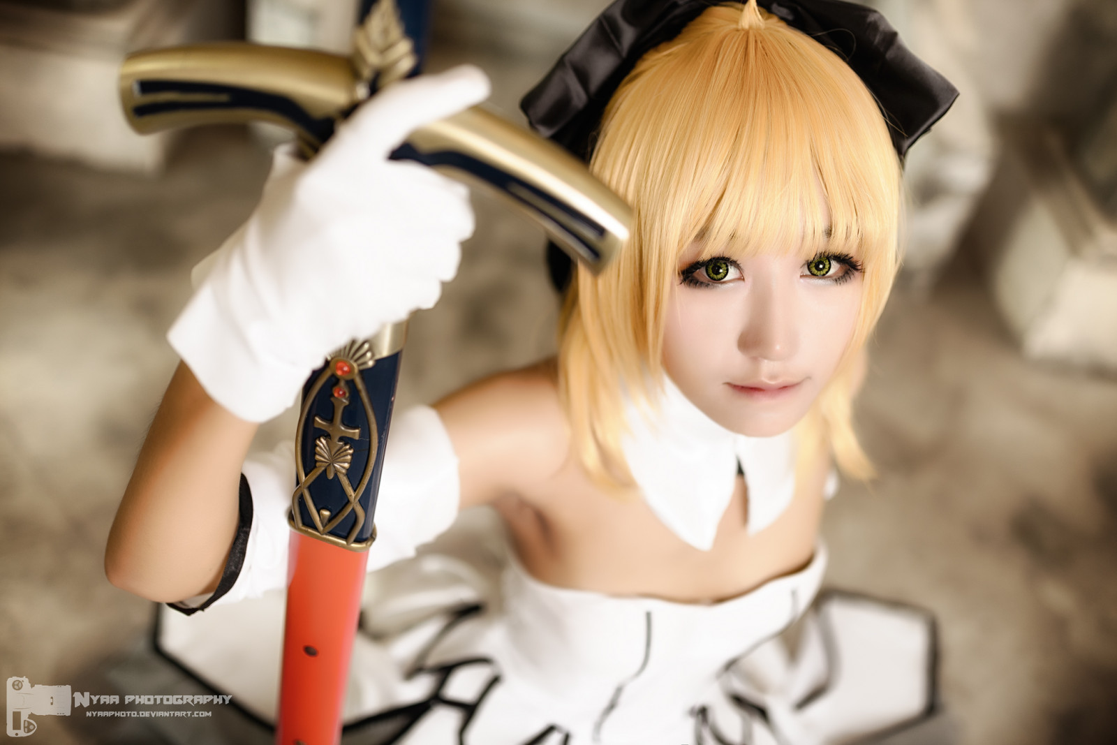 cosplay, Šavle, Vietnam, oblečení, dívka, lilie, hra, kostým, D800, osud, figurka, neomezený, hnědé vlasy, kódy