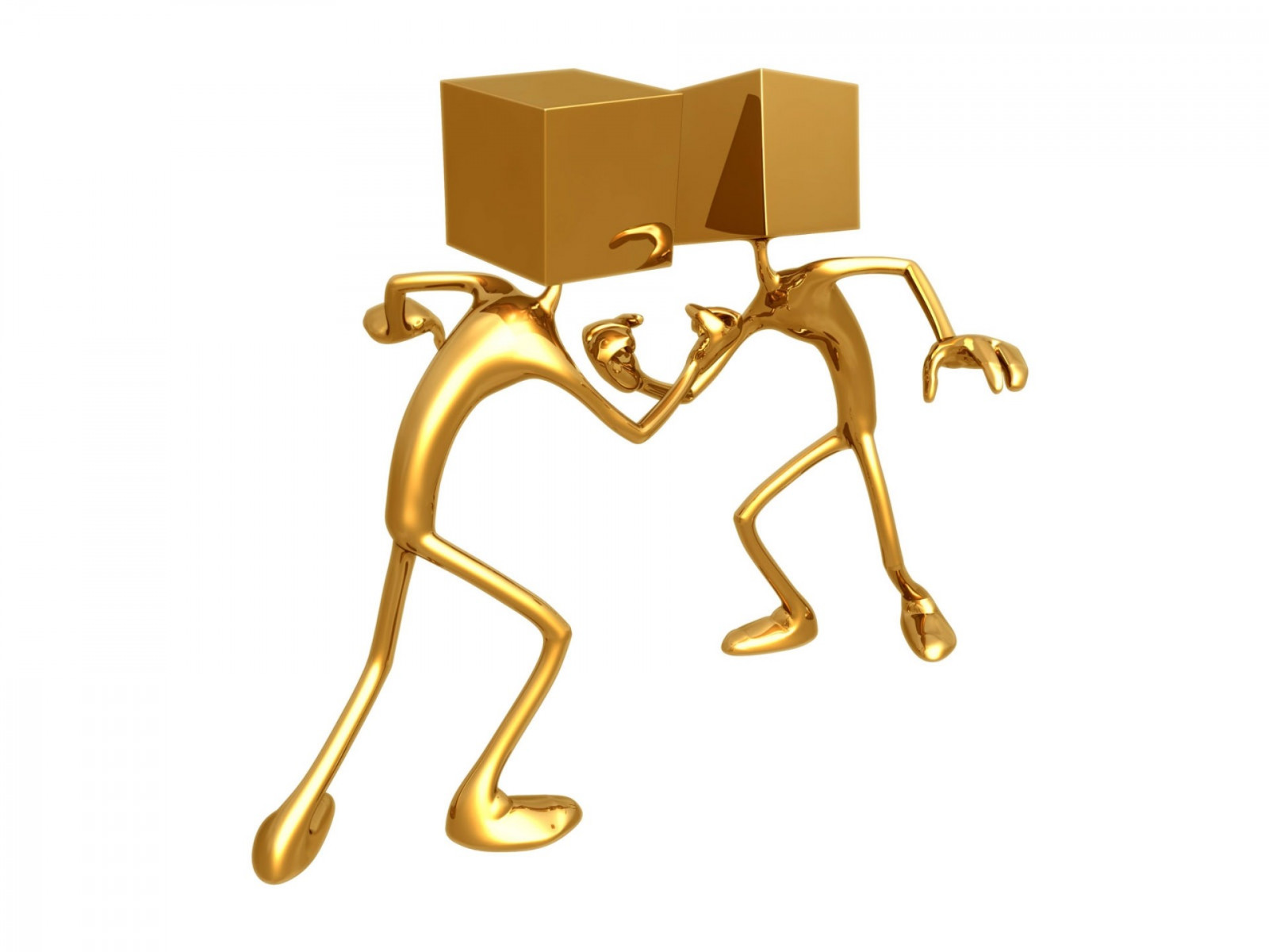 bianca, 3D, cartone animato, semplice, oro, ottone