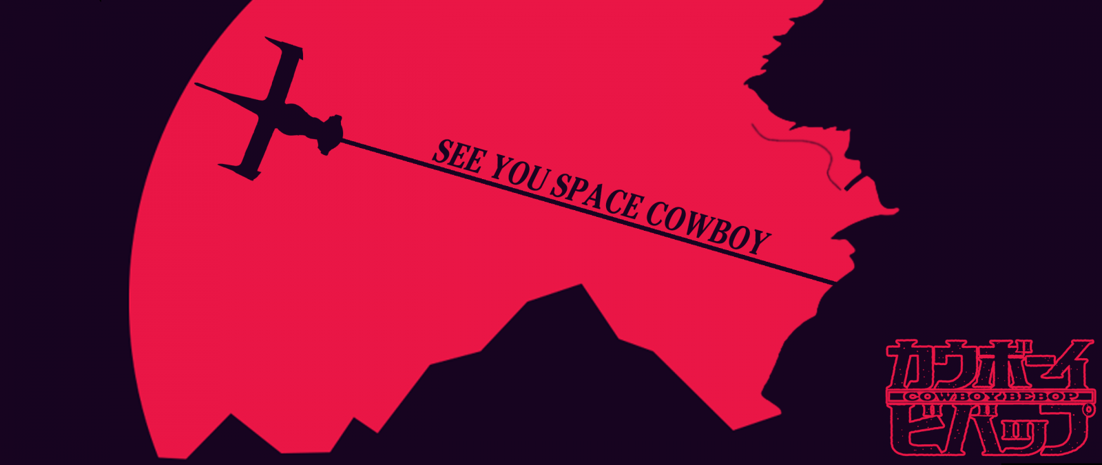 Wallpaper : Cowboy Bebop, anime boys, dark background, red, Spike