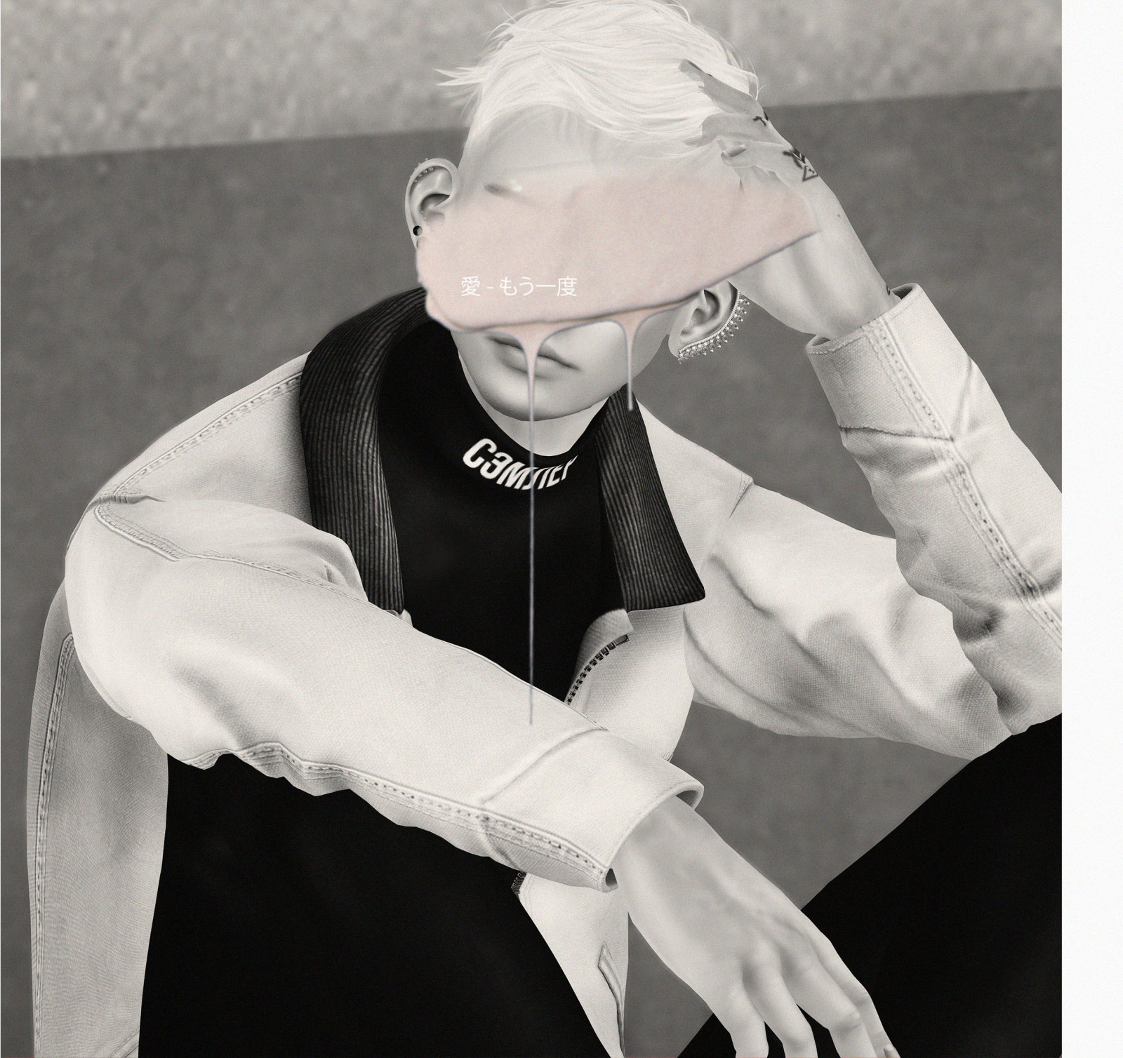 bílý, černobílý, Gentleman, bunda, svetr, vlasy, kloub, dívka, ruka, materiál, pokrývka hlavy, SL, druhý život, pózy, mužský, Seul, krk, paže, thechapterfour, textil, plížit se, TMD, rameno, Černý a bílý, monochromatické fotografování, módní doplněk, ucho, doux, rukavice, vlasy příslušenství, teayou, TC4, proti, themensdepartment, youpi, pumec, rkposes, semller, běžce