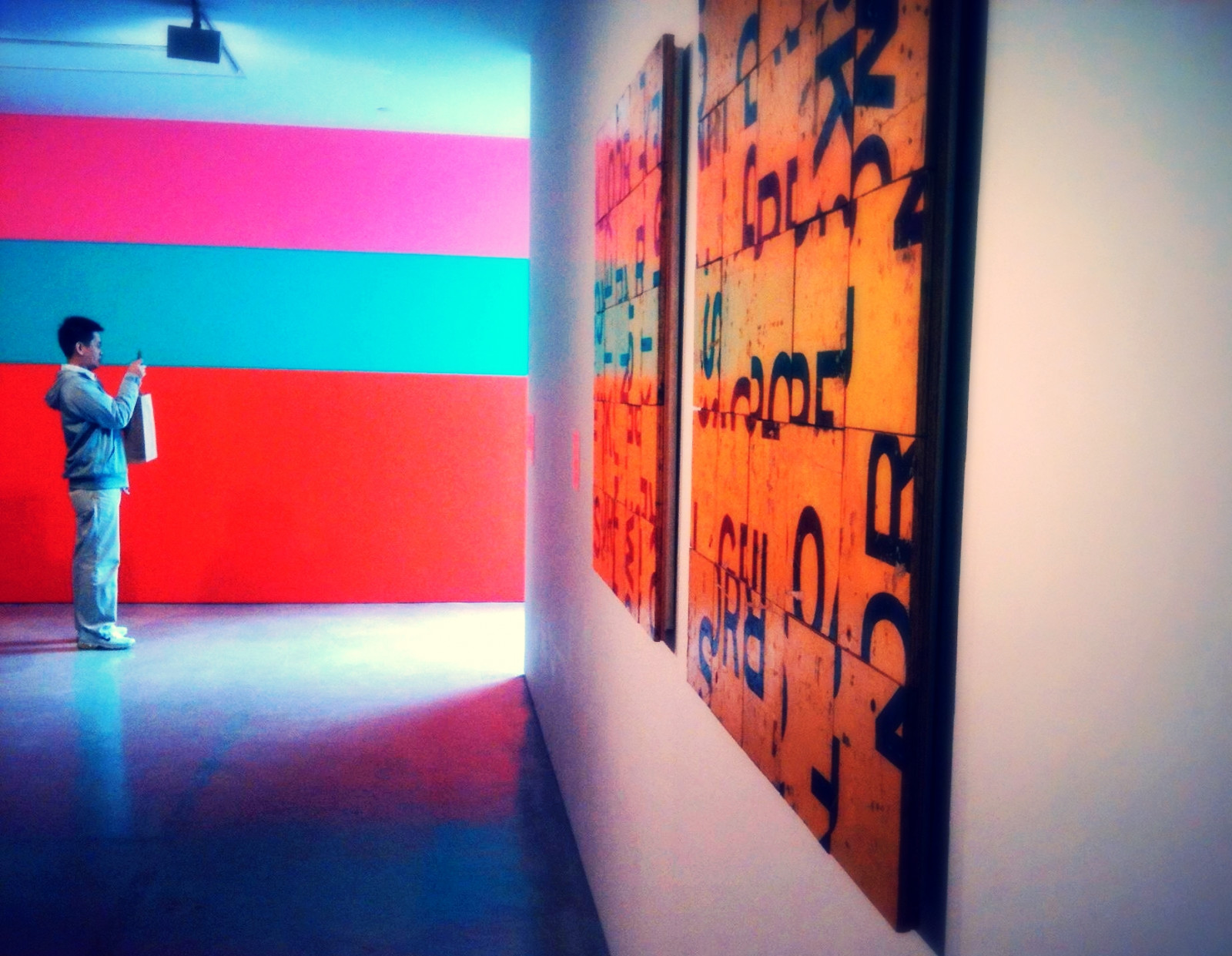 จิตรกรรม, สีแดง, ผนัง, งานศิลปะ, สีน้ำเงิน, ออสเตรเลีย, ซิดนีย์, ศิลปะ, สี, สี, นิทรรศการ, แกลเลอรี่, รูปร่าง, ศิลปะสมัยใหม่, จัดแสดง, mca