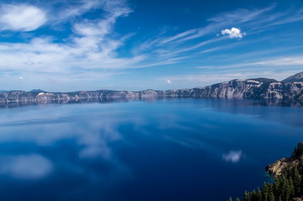 sea, nature, landscape, mountains, lake, water