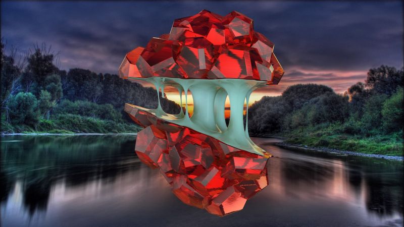 water, nature, red, reflection, evening, morning water, nature, red, reflection, evening, morning