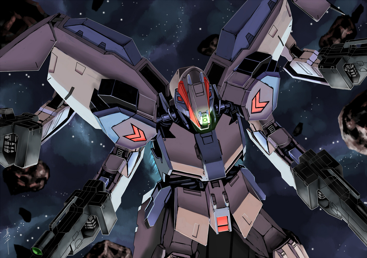 Wallpaper anime, mechs, Super Robot Wars, Gundam Gusion Rebake Full