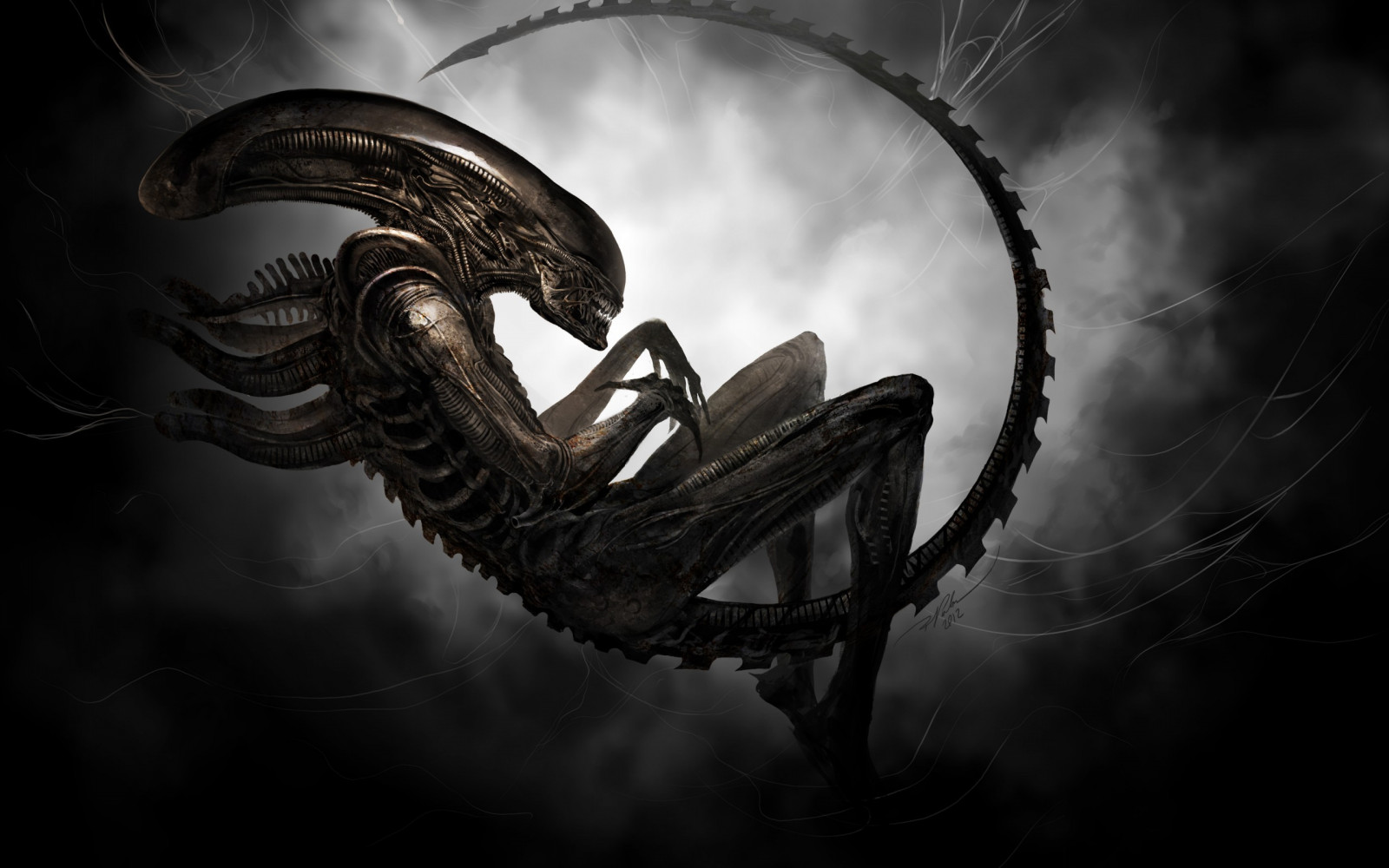Černá, digitální umění, černobílý, fotografování, umělecká díla, Xenomorph, cizinci, tma, počítač tapeta, Černý a bílý, monochromatické fotografování, fiktivní postava, fraktální umění, zblízka, makro fotografie