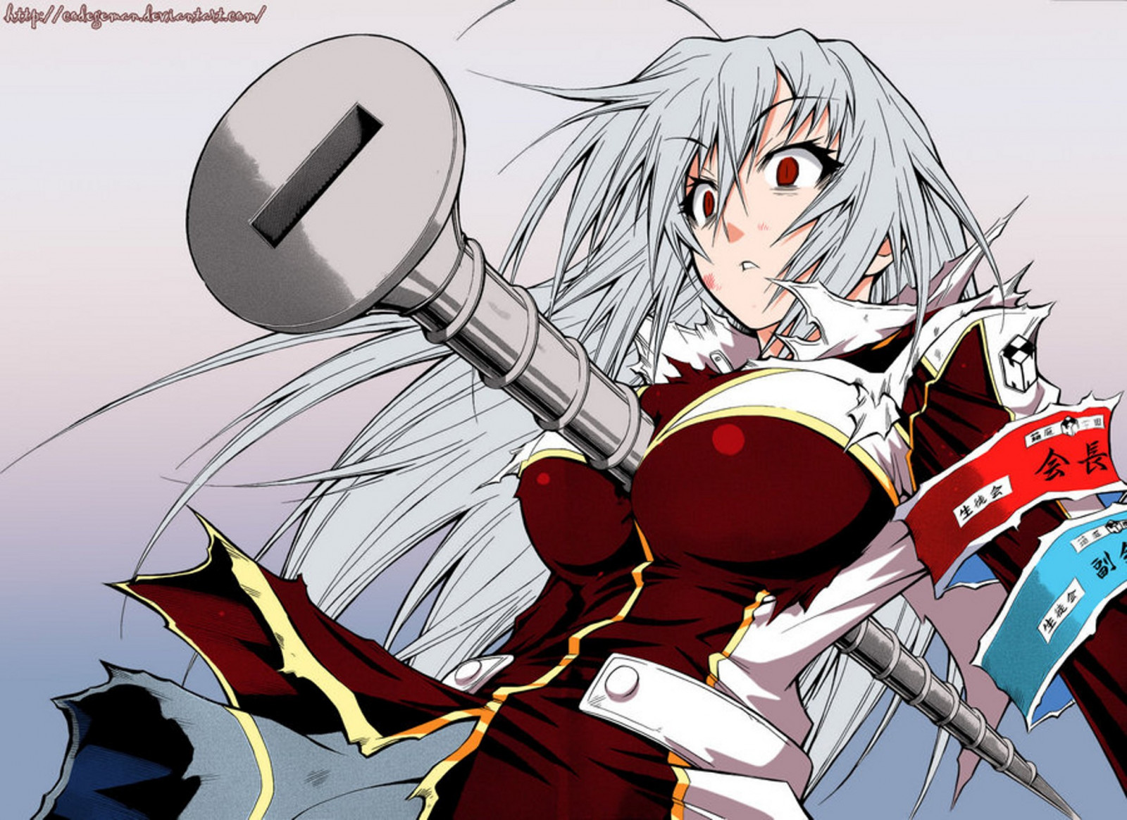 ilustrace, anime, kreslená pohádka, Medaka Box, mangaka, comics umělec, komiks