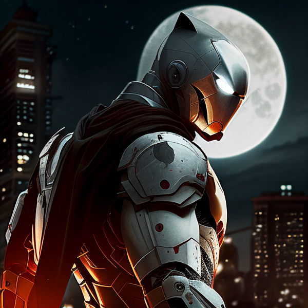 ai art,Iron Man,Moon Knight,Marvel Heroes